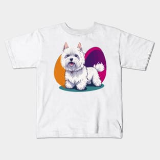 West Highland Terrier Portrait Kids T-Shirt